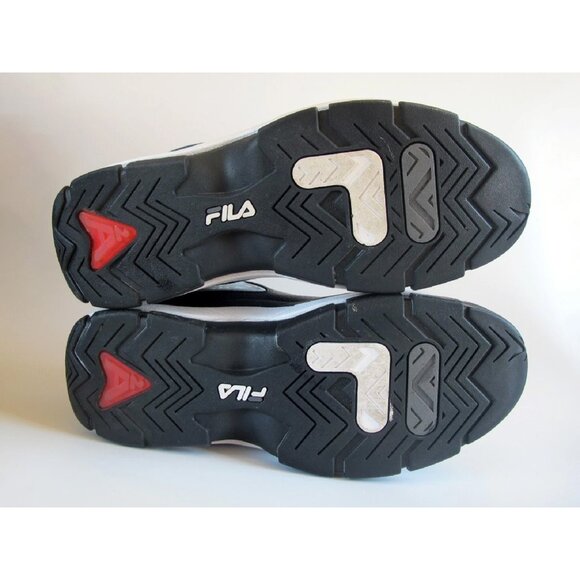 Fila 96 Grant Hill 2 Black & White Shoes Men\'s sz 10.5 stackhouse 1VB90031-019 main image 13